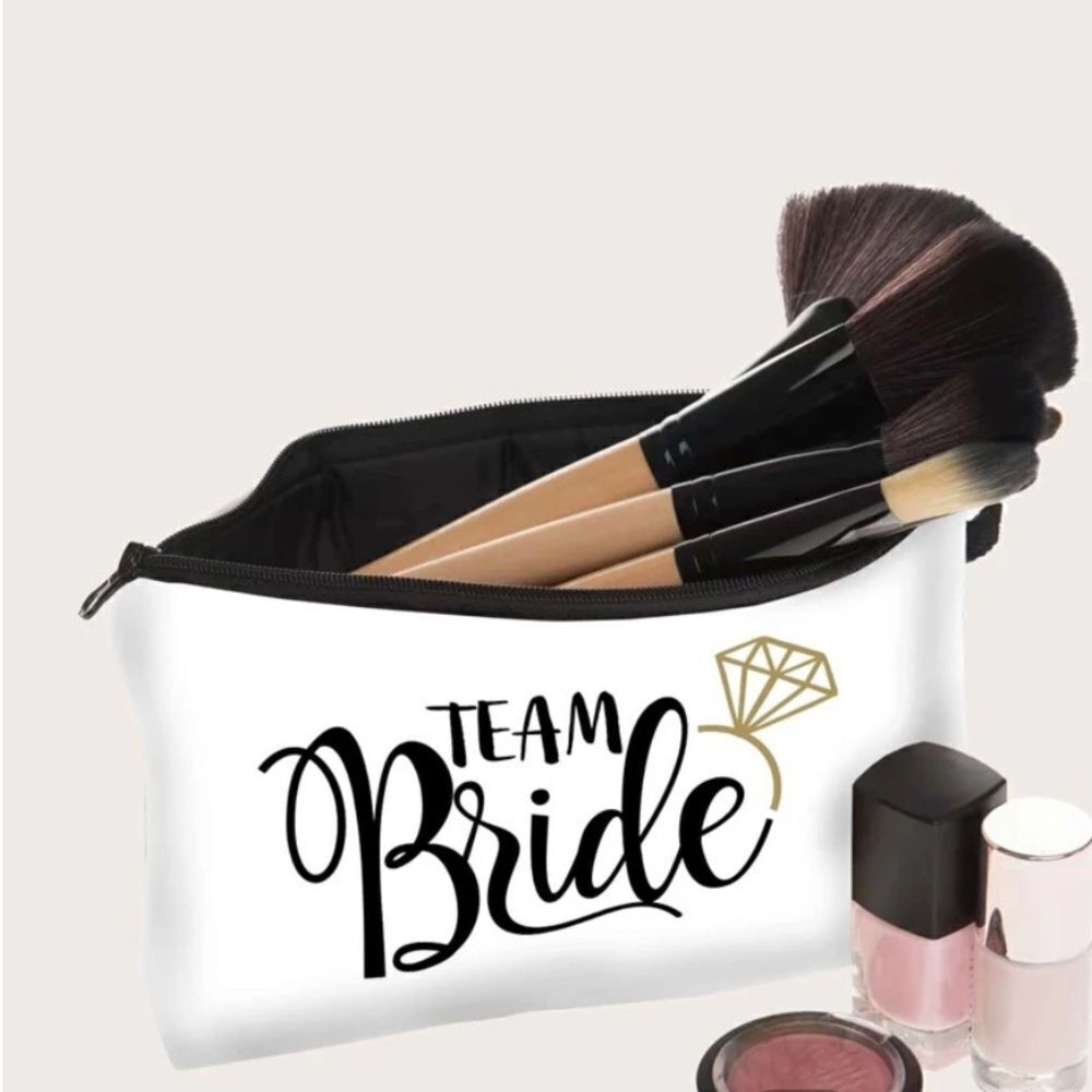 Team Bride Zippered Pouch